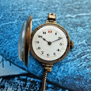 Vintage 9k Solid Gold Rolex Hand-Winding Watch  Spares or Repair 9ct - Picture 1 of 6