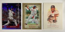2006 Bowmans Best Baseball David Ortiz 3 Card Lot Upper Deck Artifacts