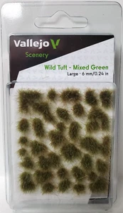 CIUFFO SELVATICO: VERDE MISTO: GRANDE Acrylicos Vallejo Scenery Diorama Prodotti SC416 - Foto 1 di 2
