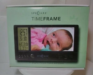 Spe(tare Timeframe 7" Digital Picture Frame and Clock NEW - Picture 1 of 4