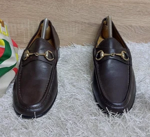Luxury Gucci Leather Low Top Lace Up Shoes Size: US 11 - Picture 1 of 10