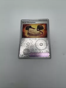 Reverse Holo Rock Chestplate 192/198 non comune scarlatto e viola set base Pokemon - Foto 1 di 3