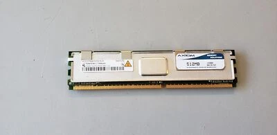 Axiom HYS72T64400HFA-3S-B 512MB 1Rx8 PC2-5300F-555-11-A0 Memory Module - Image 1 of 4