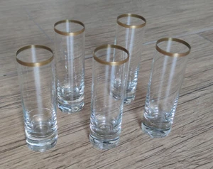 10x Goldrandgläaser alt - Bild 1 von 4