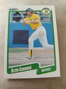 Aggiornamento Fleer 1990 Ozzie Canseco #U-117 Oakland Athletics - Foto 1 di 1