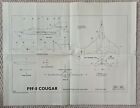Set Of 4 Ministry Of Supply 1954 Air Diagrams (Cougar, Mig-15, Vautour, Mig-17)