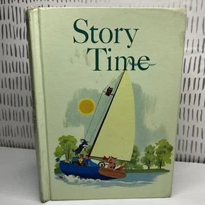 1960 Story Time English Reading Textbook Hardcover Pratt, Meighen  LW Singer Co. - Picture 1 of 18