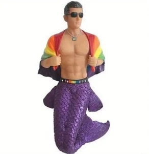 3” Men's Merman Ornament. Perfect To Hang On Rear View Mirror! - Picture 1 of 1
