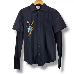 Diesel Sommer OD Style Lab bestickt Lagenlook Knopfleiste Hemd - Bild 1 von 14