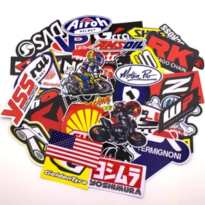 120PCS JDM Stickers Pack Car Motorcycle Racing Motocross Helmet Vinyl Decals Lot - Bild 1 von 8