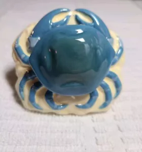 Nora Fleming Retired Blue Crab on Rock Mini Rare-MINI ONLY!!Excellent Condition - Picture 1 of 10