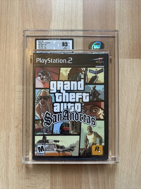 Grand Theft Auto San Andreas PS2 WATA 9.4 A++ Graded Sealed