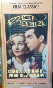 Swing High, Swing Low (VHS) 1937 Carole Lombard musical - Imagen 1 de 1