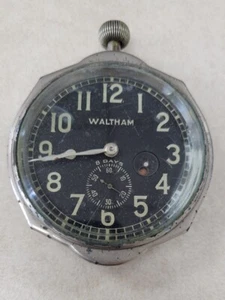 Waltham Watch Co 8 días 7 joyas reloj para automóvil sin montaje principios del siglo XX - Imagen 1 de 10