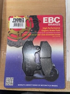EBC FA086 FA086/2 AJS BETA GENERIC HYOSUNG KEEWAY KYMCO PEUGEOT ZONTES (T 4) - Picture 1 of 5