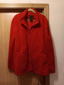 Coat,Women'sRed, Polyester Coat - Picture 1 of 8