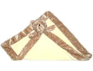 Disney Classic Winnie The Pooh Baby Blanket Cream Tan Plush Head and Trim Lovey - Picture 1 of 5