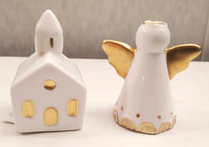 Chiesa e Angelo MINI Set Sale e Pepe Cracker Barile Da Collezione NUOVO - Foto 1 di 3