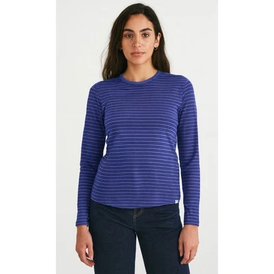 Blusa feminina PATAGONIA Capilene 3 peso médio manga longa listra tamanho. Pequeno - Imagem 1 de 4