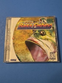 Sega Dreamcast Bass Fishing 1999 Complete with Manual. Working Game Tested