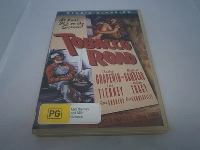 Tobacco Road - (DVD 1941)- Charley Grapewin, Gene Tierney - REGION 4 - FREE POST - image 1 of 2