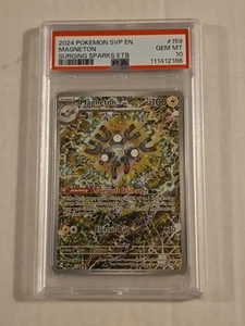 2024 Pokemon SVP EN-SV Black Star Promo #159 Magneton PSA 10 - Bild 1 von 2