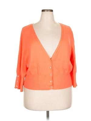 Женский оранжевый кардиган Lane Bryant 26 Plus - Изображение 1 из 4