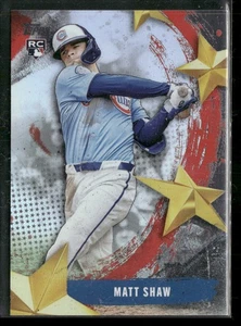 Actualización Topps 2025 #SMLB-65 Matt Shaw estrellas de MLB RC Chicago Cubs - Imagen 1 de 2