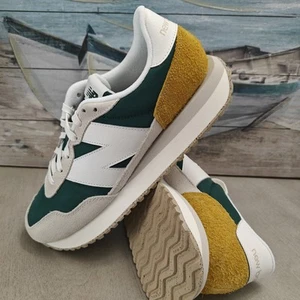 New Balance 237 Lifestyle Sneakers Uomo Taglia 10 Verde/Grigio MS237RTY - Foto 1 di 10