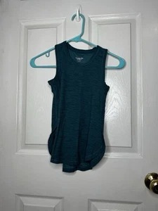 Old Navy Active Tank Top Girls Size Small 6-7 Teal Sleeveless - Picture 1 of 4