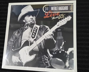 Merle Haggard - Live From Austin, TX '85 (BLACK & BLUE MARBLE) [New Vinyl LP] Bl - Picture 1 of 2