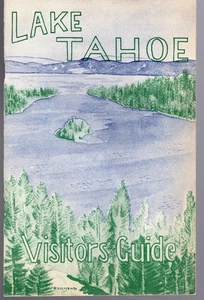 1940er Lake Tahoe Besucherführer. Mehr als 60 Sepia Zeichnungen von Unternehmen - Bild 1 von 12