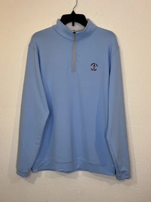 Peter Millar Mens L Harbour Town Golf Links Merge Performance Full Zip Jacket - Image 1 of 4