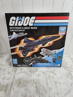 NUEVO Hasbro G.I. Juego de ladrillos de construcción Joe Skystriker & Cobra Night Raven 150 piezas Foto 1 de 4