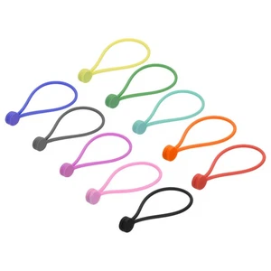 Magnetic Cable Clips 7.5 Inch x 0.5 Inch Deep 10 Colors 10 Pcs - Afbeelding 1 van 5