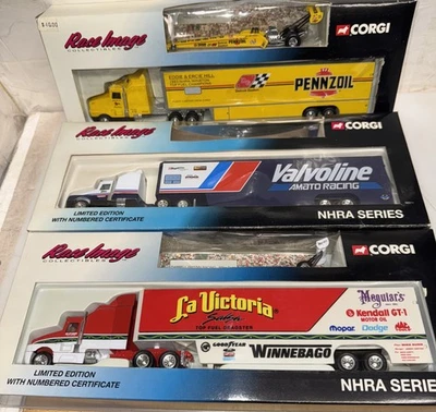 3-VTG Race Image NHRA Top Fuel Transporters & Dragsters Diecast 1:64 - Image 1 of 4