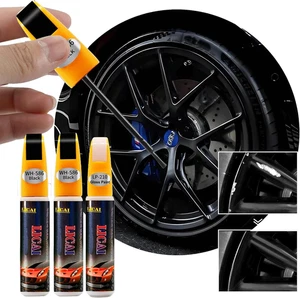 Quick & Easy Gloss Black Rim Scratch Repair Pen for Car Wheels Universal Touc... - Picture 1 of 12