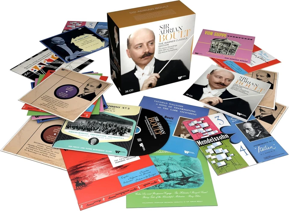 Adrian Boult Sir Adrian Boult: The Warner Classics Edition: The Mono Record (CD) - Bild 1 von 1
