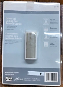 Hampton Bay 340 887 Universal Ceiling Fan Remote Control Olen Package - Picture 1 of 2