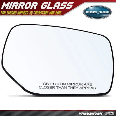 1x Espejo retrovisor lateral derecho de vidrio sin calefacción para Subaru Impreza 15-16 XV Crosstrek 2015 Foto 1 de 4