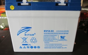 RITAR 12v 33amp BATTERY EV 12.33 AGM SUITABLE 4 MOBILITY SCOOTERS GOLF BUGGIE - Picture 1 of 3
