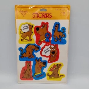 Vintage Hallmark Ambassador Reward Stickers Scooby Doo Cartoon Sealed NOS - Picture 1 of 13