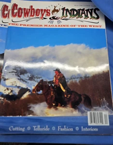 COWBOYS & INDIANS MAGAZINE Lot of 2 From 1994 Ty Murray World of Cutting - Imagen 1 de 5
