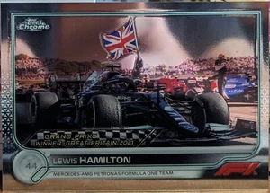 Topps Chrome 2022 Formula 1 Lewis Hamilton #160 - Picture 1 of 2