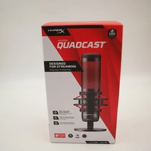 HyperX QUADCAST USB Microphone w/ Anti-Vibration Shock Mount 4P5P6AA BRAND NEW - Photo 1/4