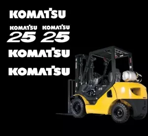 Fits Komatsu FG25T-16 Decal Kit Forklift Equipment Decals Replacement - Picture 1 of 1