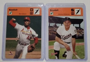 (2) 2004 Donruss Leaf Sportscaster Bob Gibson #23/25 Harmon Killebrew 14/15 Lot - Picture 1 of 3