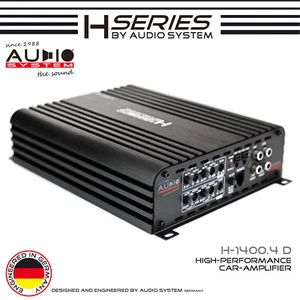 Verstärker Audio System H-1400.4 D Helon 4-Kanal D Class 4x 350 Watt RMS an 1 Ω - Bild 1 von 14