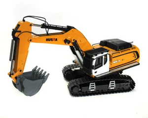 Huina 1599 W pełni metalowa koparka 1 14 RTR Koparka łańcuchowa Modelarstwo RC - Zdjęcie 1 z 21