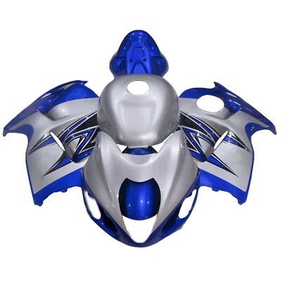 Kit de carenado azul plata + tanque para carrocería Suzuki GSXR1300 Hayabusa 1997-2007 Foto 1 de 4